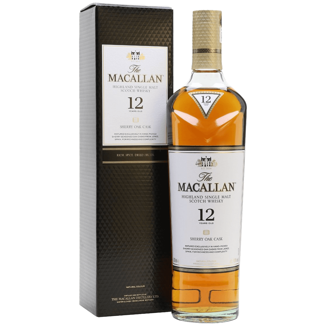 The Macallan 12 Year Old Sherry Oak 750 ml - Cork & Mash