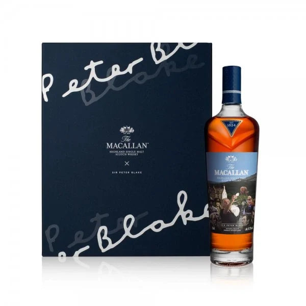 The Macallan Highland Single Malt Scotch Whiskey Sir Peter Blake 750 ml - Cork & Mash