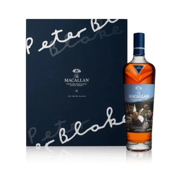 The Macallan Highland Single Malt Scotch Whiskey Sir Peter Blake 750 ml - Cork & Mash